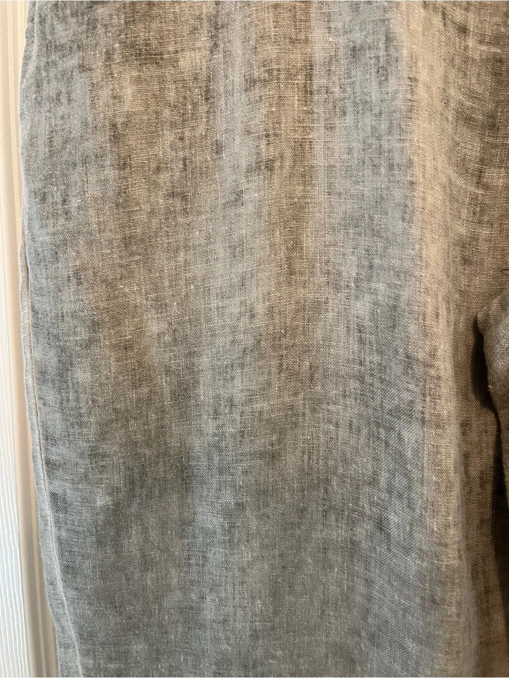 John Varvatos USA Gray Linen Classic Straight Pants Men’s 34 Coastal Luxury NWOT